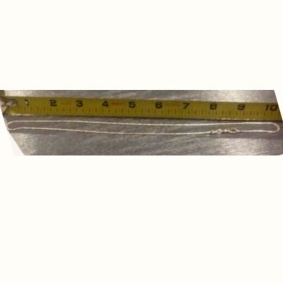 Silver Snake Chain 20” Necklace Stamped 925 2mm - Picture 7 of 8